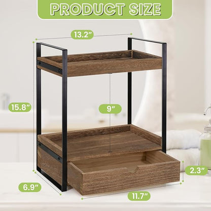 Ukonvi 2-Tier Bathroom Organizer Countertop - Image 3