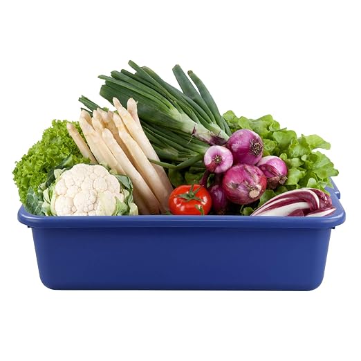 Xyskin 4-Pack Commercial Bus Tubs Box/Tote Box, Stackable Plastic Utility 13 - Image 4
