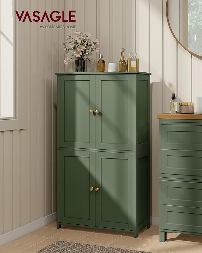 VASAGLE Floor Storage Cabinet, Shaker Cabinet - Image 2