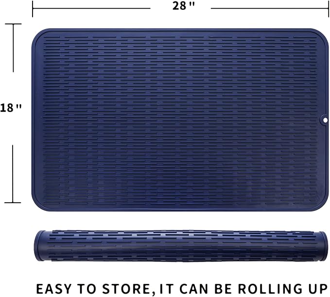 Silicone Dish Drying Mat for Multiple Usage, Easy clean, Eco-friendly, - Image 2