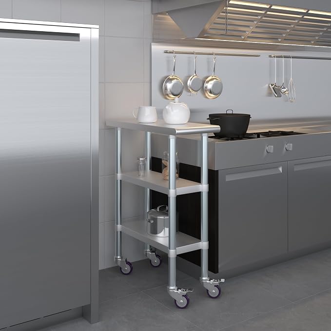 AmGood Stainless Steel Work Table - Image 9