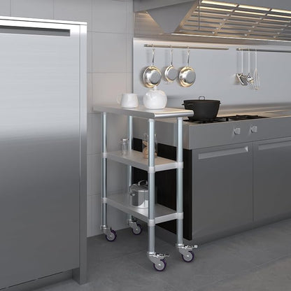 AmGood Stainless Steel Work Table - Image 9