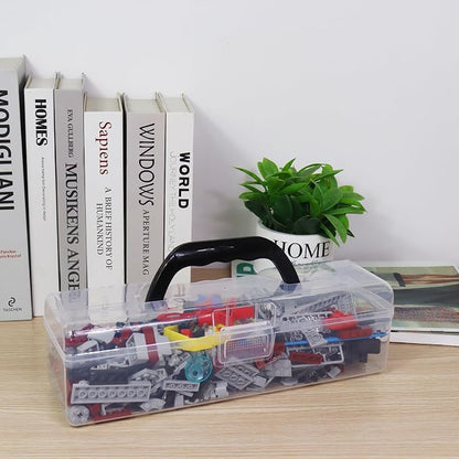 Plastic Storage Container with Lid, Small Storage Bin - Image 3