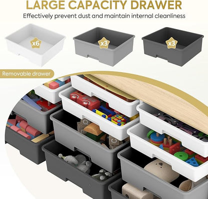 TOOLF 12 Drawers Storage Cabinet - Image 5