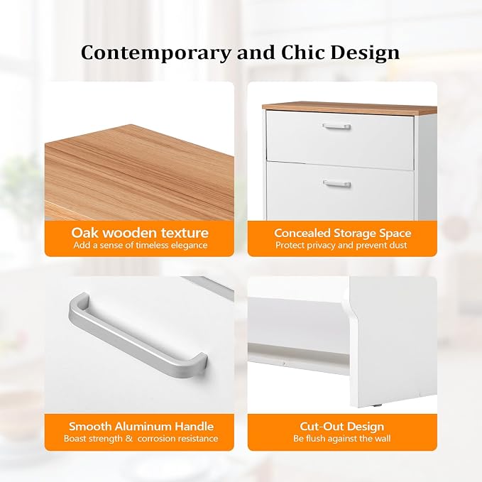 VINGLI Shoe Cabinet Storage for Entryway Ultra Slim - Image 6