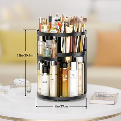 Makeup Organizer 360 rotating, Adjustable Skincare Organizers - Image 2