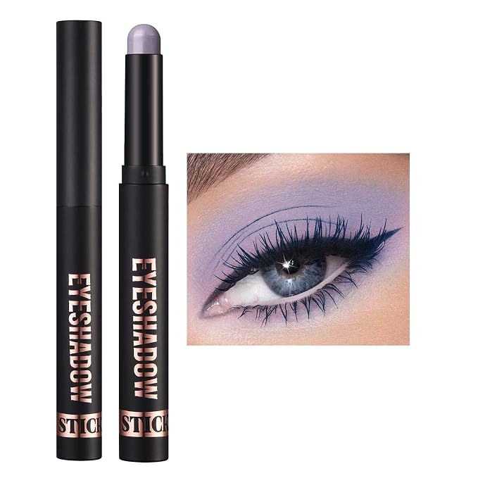 Blue Eyeshadow Stick Blendable Cream Eyeshadow Waterproof Long Lasting High by Wavuketu