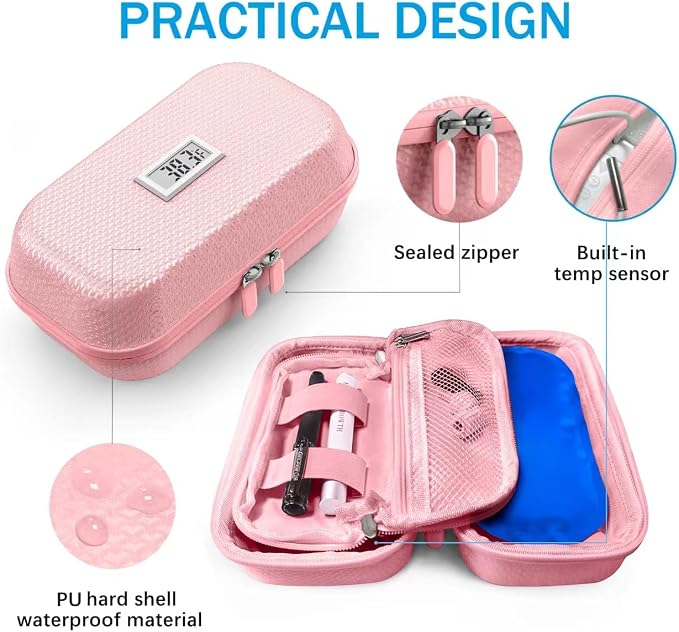 Insulin Cooler Travel Case TSA Approved, Refrigerated Medicine Travel Case - Image 6