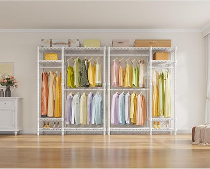VIPEK V2 Heavy Duty Clothes Rack 4 Tiers Wire Shelving Garment Racks - Image 3