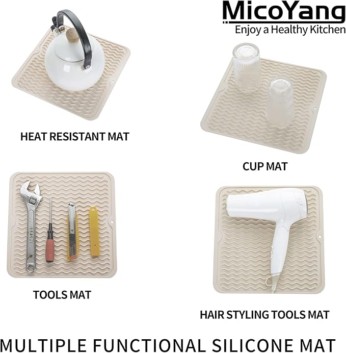 Silicone Dish Drying Mat for Multiple Usage, Easy clean, Eco-friendly, - Image 4