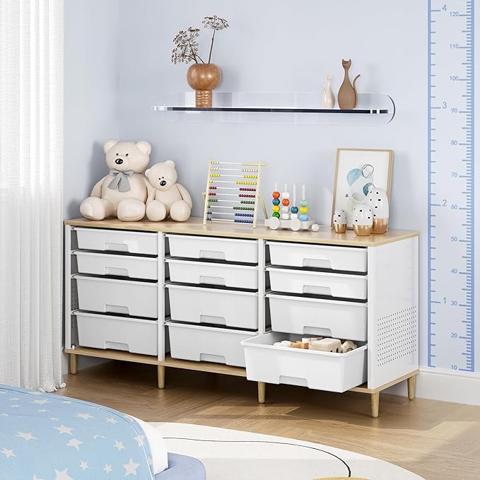 TOOLF 12 Drawers Storage Cabinet - Image 7