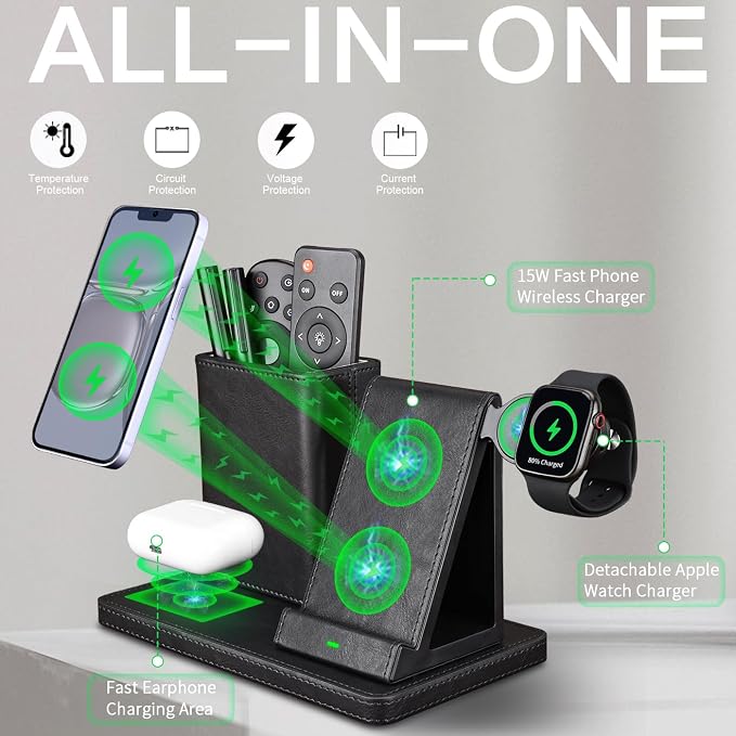 Office Supplies Desk Accessories, Pen Holder Remote Control Holder, Organizer - Image 2