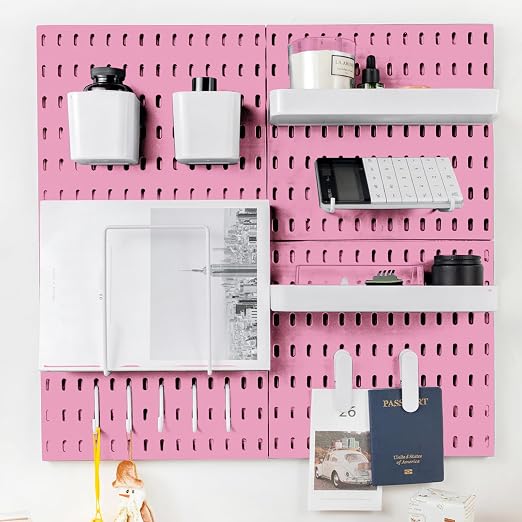 Pegboard Combination Kit for Wall Organizer, Wall Mounted Peg Board Kits for by RIVTUNTOOLS