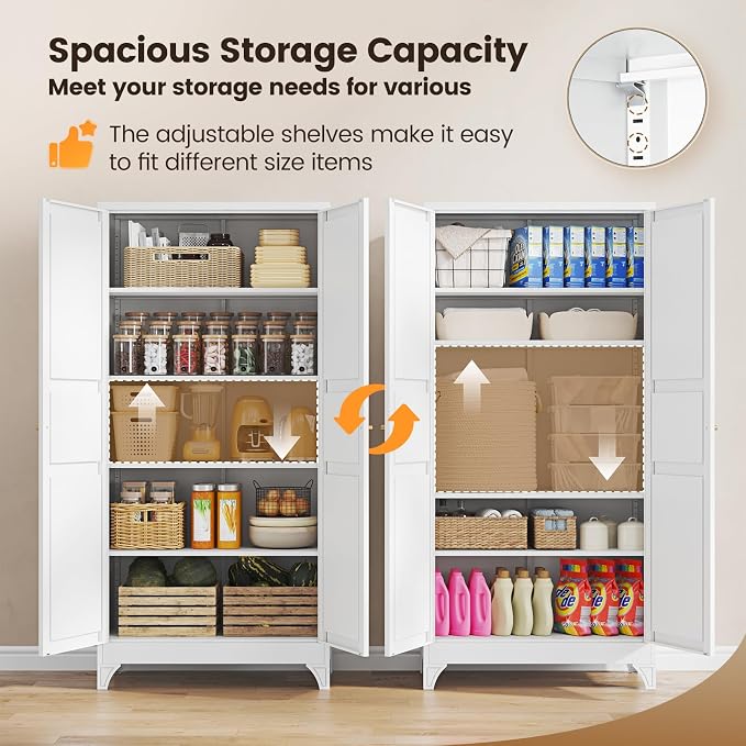 Yizosh Metal Storage Cabinet - Image 4