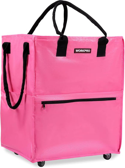 WORKPRO Large Rolling Grocery Bag, 36-Gallon Tote - Image 8