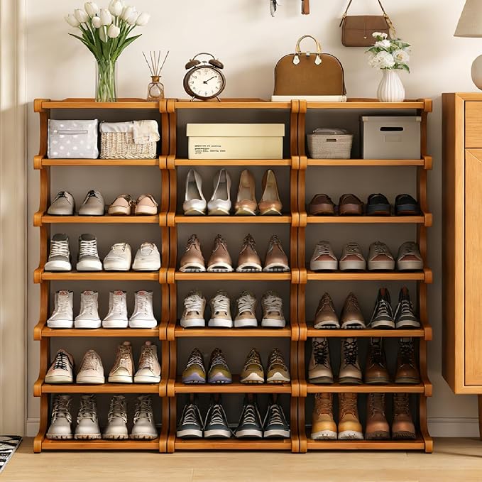 39" Bamboo Shoe Rack - Image 9