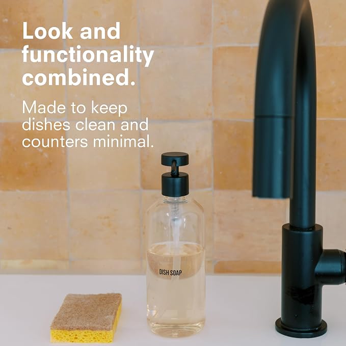 Public Goods Glass Dish Soap Dispenser Pump - Image 2
