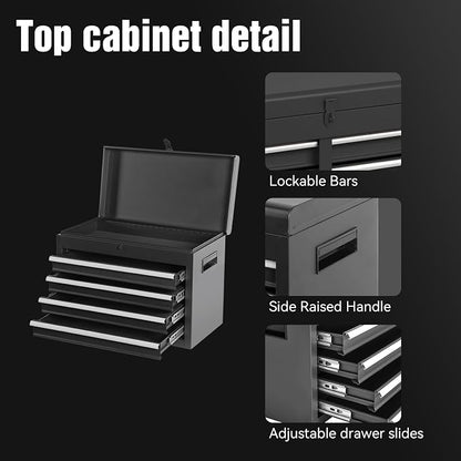 5-Drawer Rolling Tool Storage Chest Cabinet - Image 8