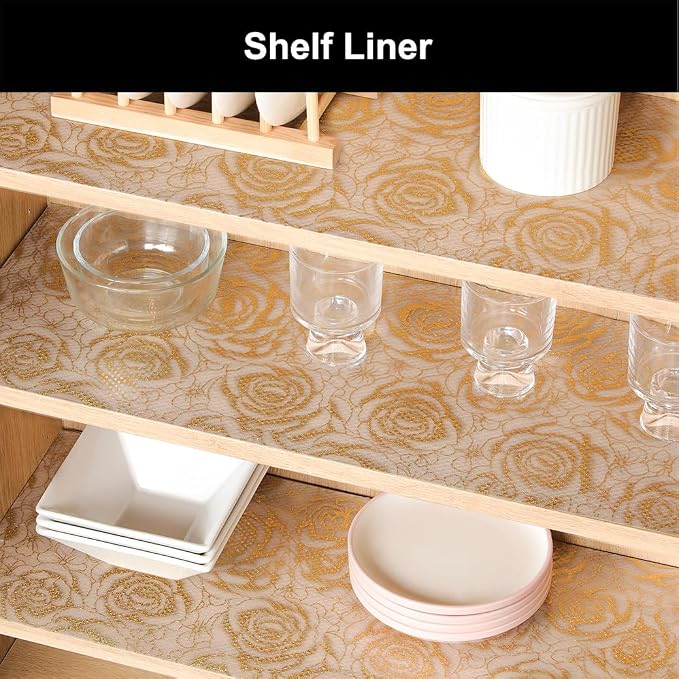 Cooyes Shelf Liner – Premium Non-Adhesive Cabinet & Drawer Liner - Image 2