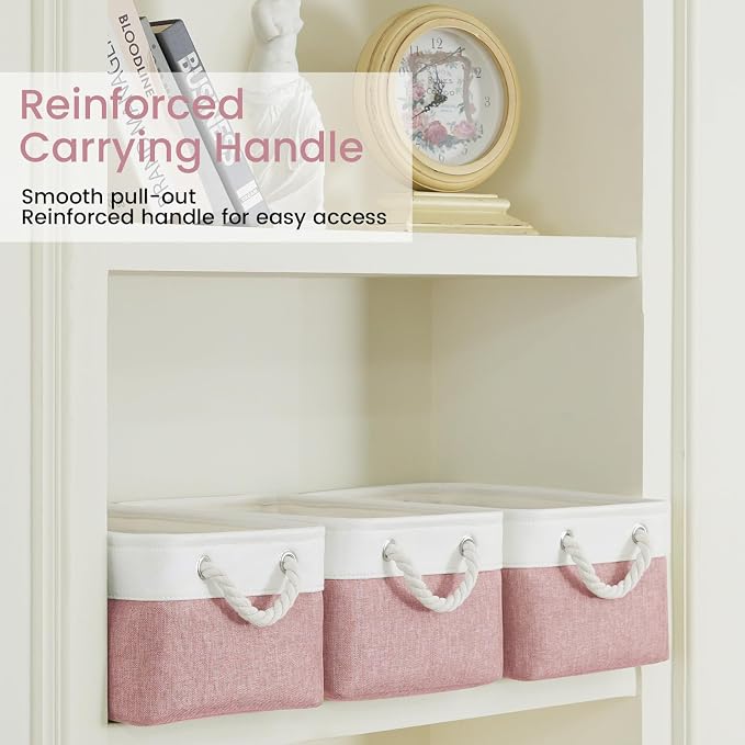 13.8x9.8x6.7 Inch Fabric Small Storage Bins - Image 3