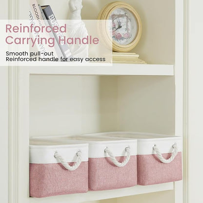 13.8x9.8x6.7 Inch Fabric Small Storage Bins - Image 3