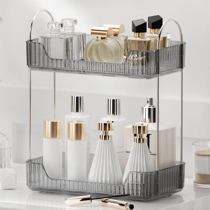 YCIA&DONE Bathroom Organizer Countertop, Makeup Storage, Skincare Cosmetic Tray by YCIADONE