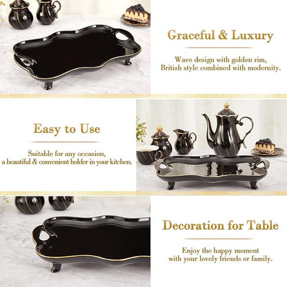 DUJUST Porcelain Serving Tray - Image 3