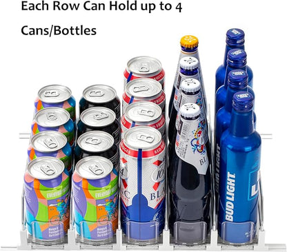 RULA Drink Organizer for Fridge, Self-Pushing Soda Can Dispenser for Mini - Image 4