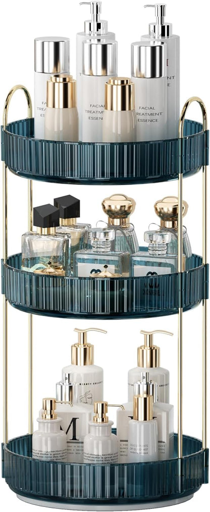 360 Rotating Makeup Organizer for Vanity, Bathroom Countertop Organizer - Image 2