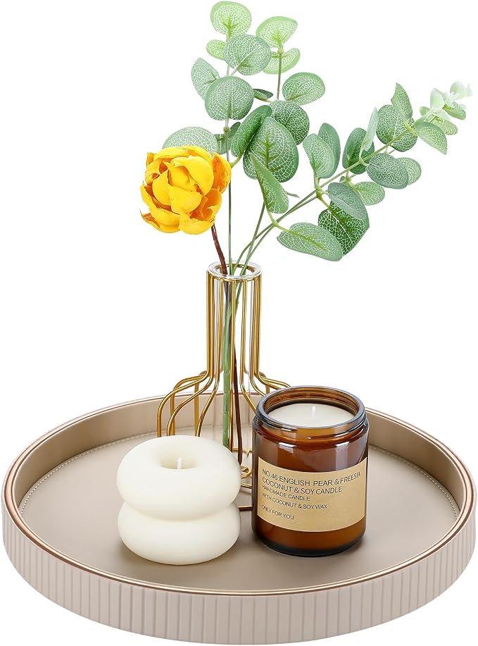GORESE 12" Round Decorative Tray by GORESE