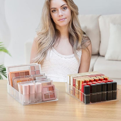 WECHENG Clear Plastic Acrylic Makeup Organizer - Image 6