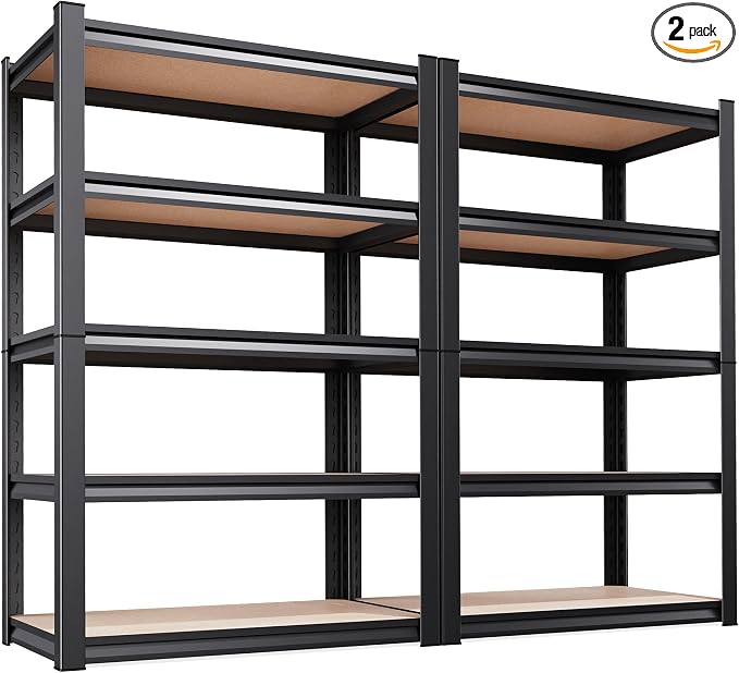 2-Pack Garage Shelving for Multi-Room Home Storage & Organization, Household by CreatingaComfortableLiving