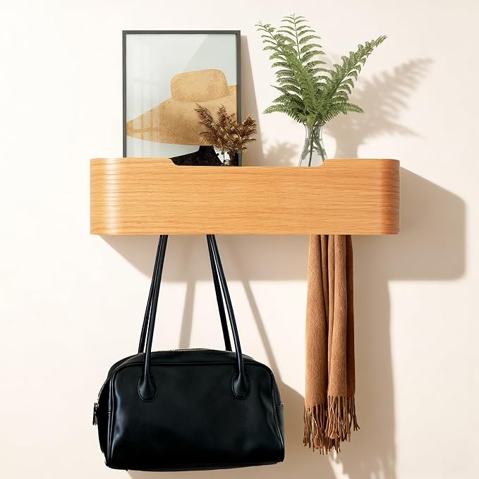 Wall Coat Rack Floating Shelves Modern Coat Rack Wall Mount by FURNAWAY