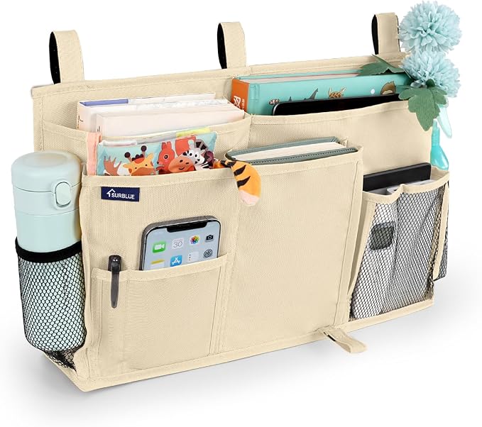 Surblue Bedside Caddy Hanging Organizer Storage Bag Pocket by SURBLUE