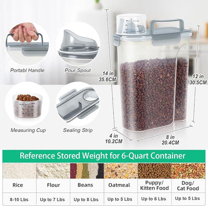 TBMax Rice Container 10 Lbs, Cereal Container Oatmeal Storage, Airtight Food - Image 3
