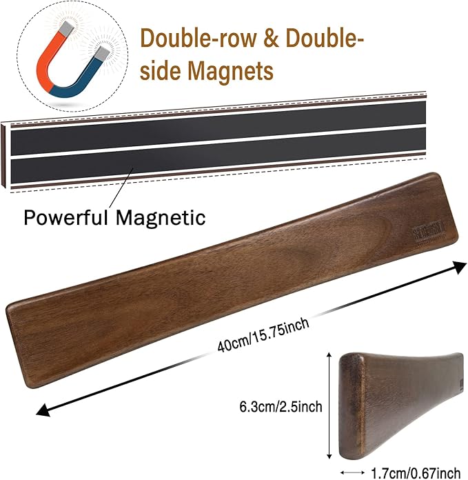 HOSHANHO Magnetic Knife Strips, Magnetic Knife Holder - Image 2