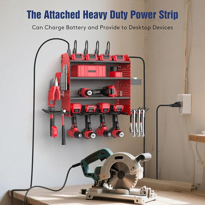 Heavy Duty Power Tool Organizer Wall Mount - Image 4