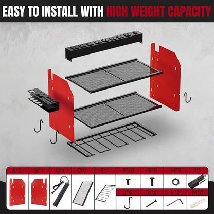 Modular Power Tool Organizer Wall Mount - Image 6