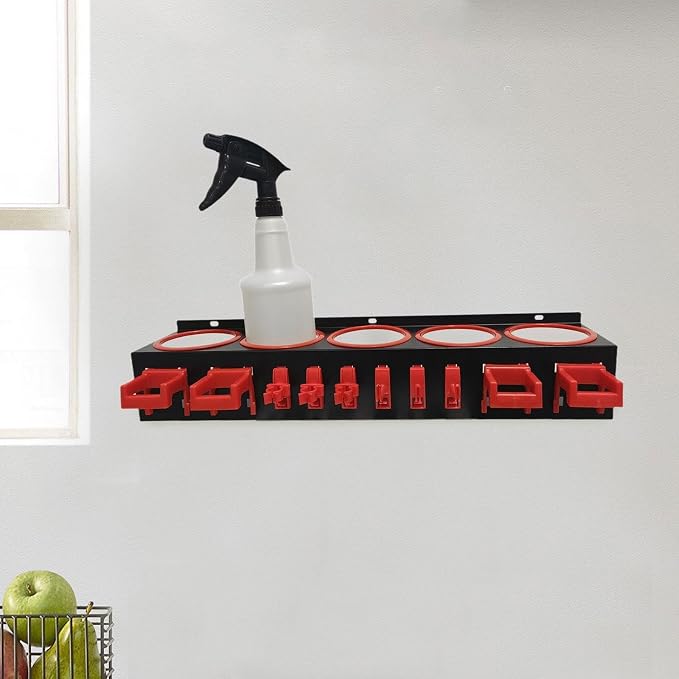 Spray Bottle Storage Rack Organizer Spray can Holder Bracket Bottle Organizer - Image 4