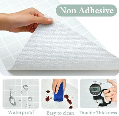 Drawer and Shelf Liner for Kitchen Cabinet: 17 in X 20 Ft Non Slip Waterproof - Image 5