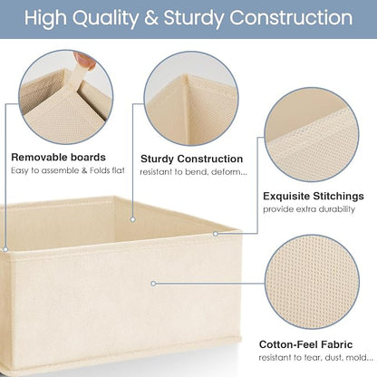 Criusia Drawer Organizer Clothes, 16 Pack Underwear Drawer Organizers, Foldable - Image 4