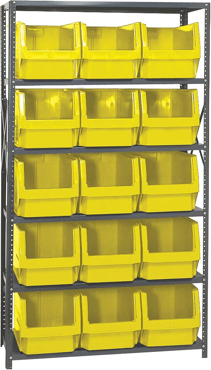 Quantum Storage Systems MSU-533YL Solid Heavy Duty 6 Shelves 15 MAGNUM Yellow by QuantumStorageSystems