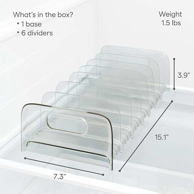 YouCopia FreezeUp Freezer Rack, BPA-Free Clear Fridge Organizer - Image 4