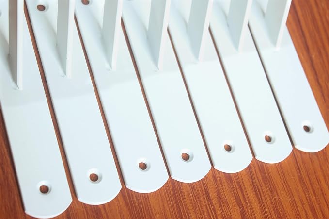 16 Pack L11 x H 8" White Heavy Duty Shelf Brackets - Image 4