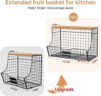 3 Pack Extra Large Fruit Basket - Image 2