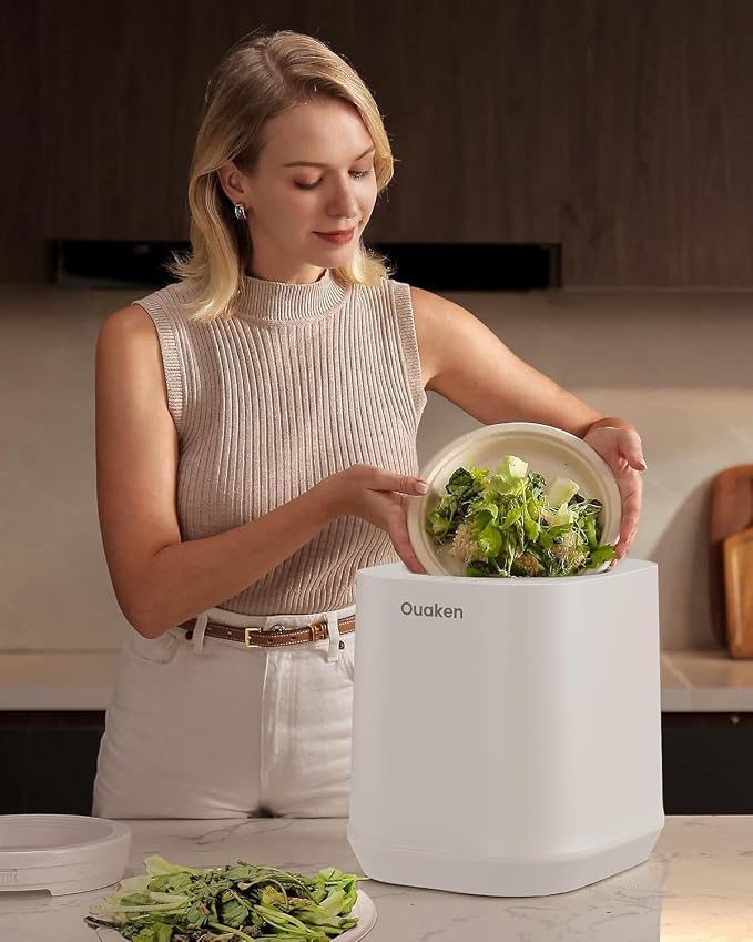 4L Electric Composter for Kitchen, Smart Countertop Compost Bin, Odorless | Low - Image 6