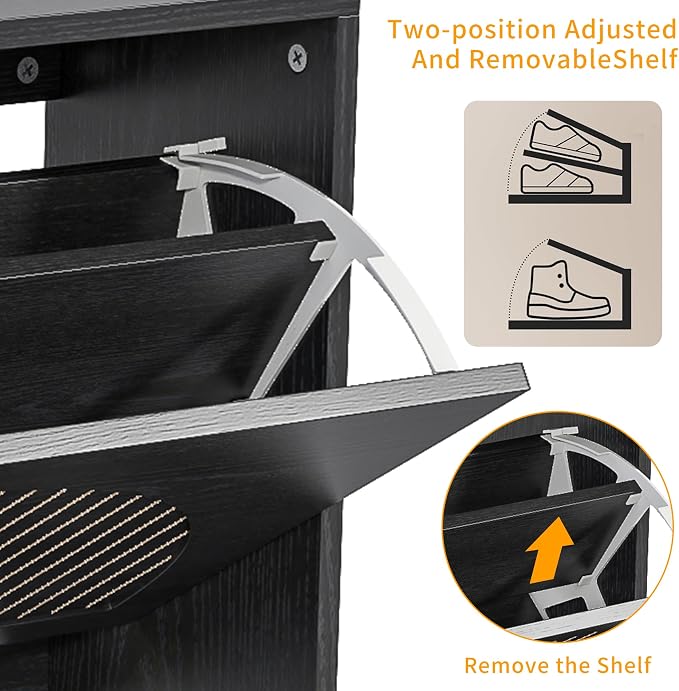 Fsbecl Shoe Storage Cabinet for Entryway - Image 6
