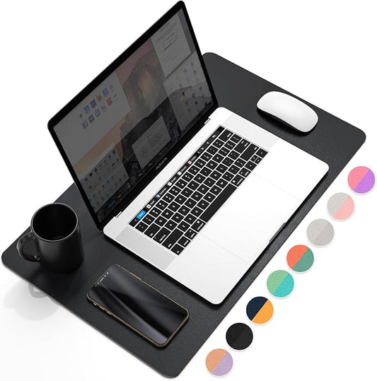 YSAGi Office Desk Pad, Desk Mat, 23.6" x 13.7" Ultra Thin Waterproof PU Leather by YSAGi