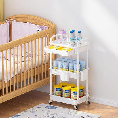 3 Tier Rolling Utility Cart - Image 7