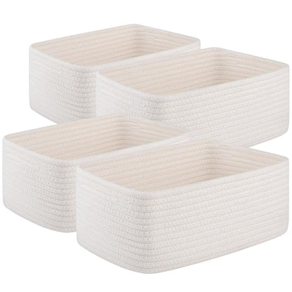 4 Pack Small Storage Shelf Baskets by OIASKET